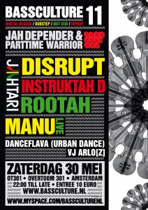 Flyer: Bassculture part 11 @ OT301